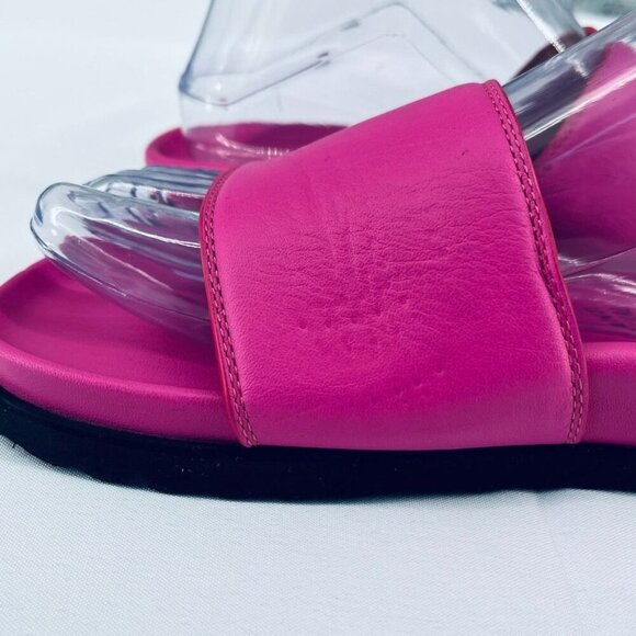 BUSCEMI Assc Slide Sandal In Fuchsia Size 35 Anti Social Social Club - Picture 8 of 12